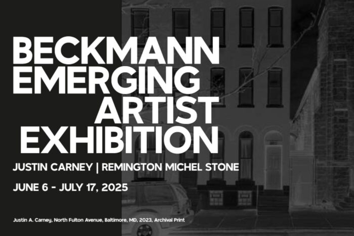 Beckmann Emerging Artist Exhibition with Justin Carney and Remington Michel Stone