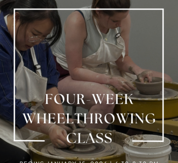 Four-Week Wheelthrowing Class